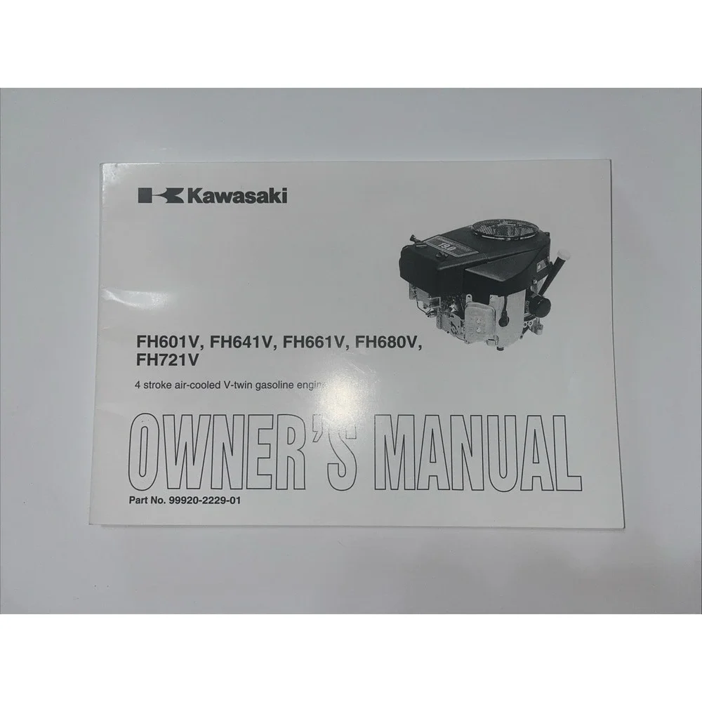Kawasaki FH601V FH641V FH680V FH721V 99920-2145-10 Owners Operators Manual